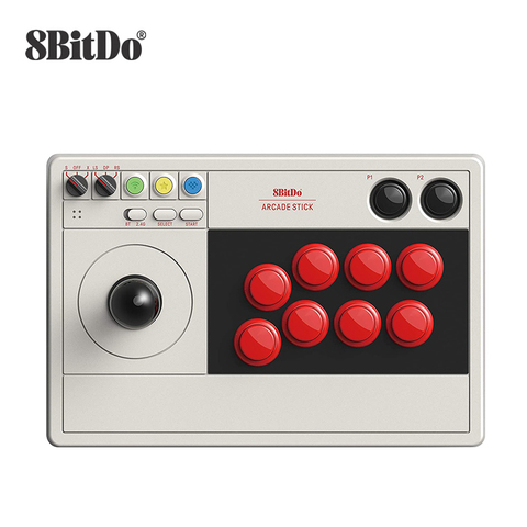 8Bitdo Arcade Stick para Nintendo Switch Windows soporte con cable, Bluetooth inalámbrico y 2,4G con receptor ► Foto 1/6