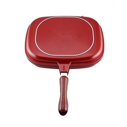 Sartén antiadherente para hornear, sartén de carne de doble cara, accesorios de cocina, herramienta de cocina, 28cm ► Foto 1/6