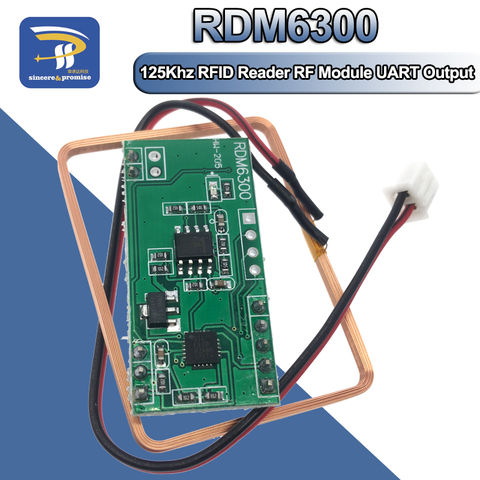 Módulo de lector RFID RDM6300, 125Khz, cc 5V, RDM630, sistema de Control de acceso de salida UART para Arduino, Kit Diy ► Foto 1/6