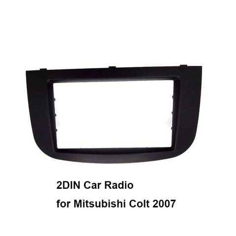 Envío gratuito alta calidad 2DIN Radio de coche Fascia para Mitsubishi Colt 2007 estéreo facia Marco de panel kit de montaje de panel adaptador trim ► Foto 1/5