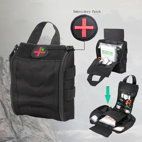 Bolsa médica de nailon vaporizador bolsa táctica de primeros auxilios para Doctor EDC EMT Rip-Away IFAK supervivencia Deporte Militar emergencia bolsas médicas ► Foto 1/6