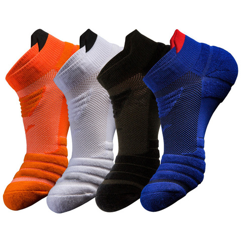 Calcetines para correr para hombre, baloncesto, transpirables, antideslizantes, para correr, ciclismo, caminar, para mujer, de algodón, atlético, sin sudor ► Foto 1/6