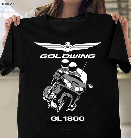 Camiseta de motociclismo Goldwing GL1800 para hombre, camiseta de moda, camiseta de marca de algodón ► Foto 1/4