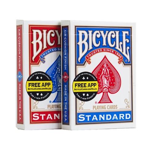 Bicycle Standard Estándar de bicicleta indexando naipes USPCC Rider Back Deck Magic Card Games accesorios de trucos de magia ► Foto 1/6