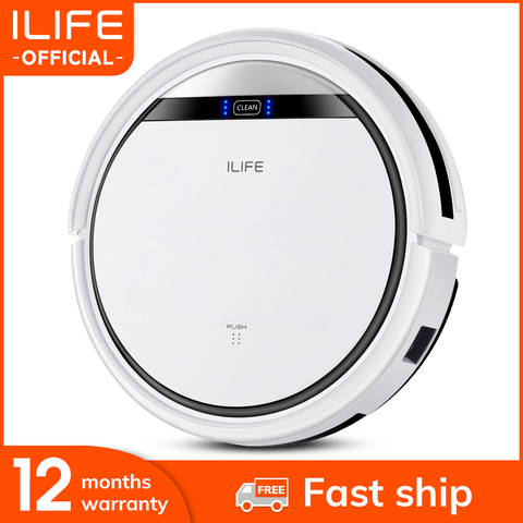 ILIFE V3s Pro Robot Aspirador 600pa succión máquina ideal para los pelos de mascotas anti-colisión y auto-carga ► Foto 1/6