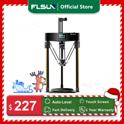 Flsun-impresora 3D Q5 Delta, dispositivo con Sensor de nivel automático, hoja de montaje preensamblada, TFT, placa de 32bits, Kit de Metal Kossel Titan TMC 2022, 2208 ► Foto 1/6