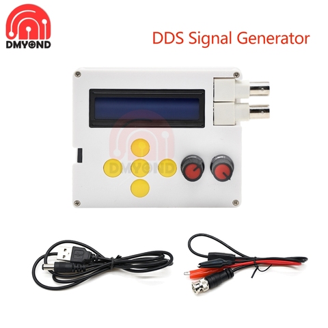 Generador de señal de función DDS, onda cuadrada ajustable, 1Hz-500KHz, DC4V-10V de generador de forma de onda con Cable de Cable USB BNC 1602LCD ► Foto 1/6