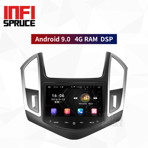 Android 9,0 coche dvd gps para Chevrolet Cruze 2013, 2014 de 2015 con radio soporte de navegación gps enlace espejo volante ► Foto 1/6