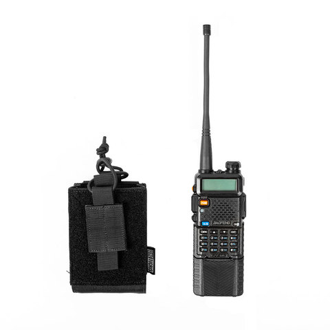 OneTigris táctico MOLLE Radio titular Walkie Talkie bolsa Rifle Mag para $TERM impacto BaoFeng UV-5R BF-F8 UV-82 Airsoft Paintball bolsa de transporte ► Foto 1/6