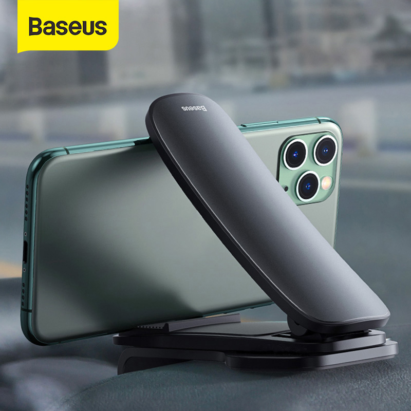 Baseus-Soporte de teléfono móvil para coche, accesorio con ranura para CD,  para iPhone, Samsung, Xiaomi