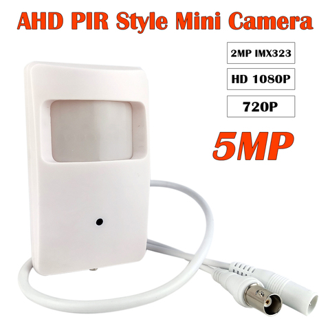 Mini cámara HD de 5MP, 4MP, 2MP, 1MP, AHD, 1080p, 720p, sony imx323, lente de 3,7mm, caja de Sensor de movimiento PIR, cámara de seguridad CCTV para ah ► Foto 1/6