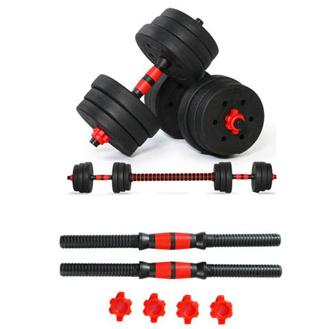 Barra de mancuernas de acero sólido para Fitness, barras de levantamiento de pesas con conector para gimnasio, equipo de entrenamiento de fuerza para el hogar, 40/50cm ► Foto 1/6