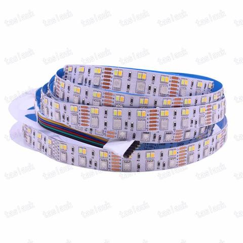 Doble fila de led de la tira RGBCCT tira de LED rgbww 5050 + 2835 DC12V 180LED/m 5 m/lote cinta lámpara de luz para la cama de la habitación ► Foto 1/3