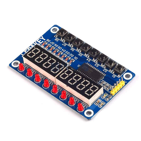 Módulo de visualización de llave para AVR Arduino, nuevo tubo LED Digital de 8 bits, 8 bits, TM1638 ► Foto 1/6