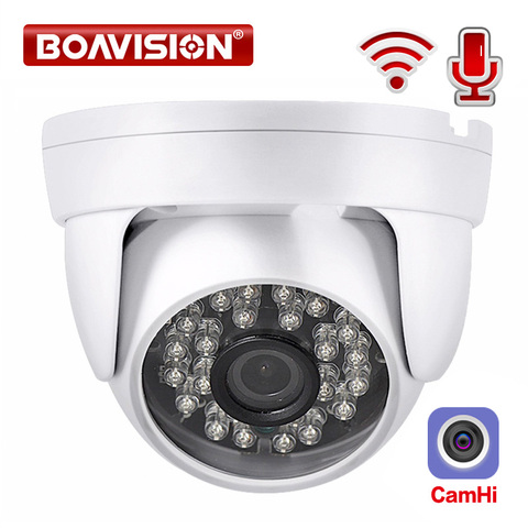 HD 720P 1080P IP WIFI cámara inalámbrica Domo Audio IR 20M visión nocturna 3,6mm lente 2MP cámara de seguridad CCTV P2P CamHi ► Foto 1/6