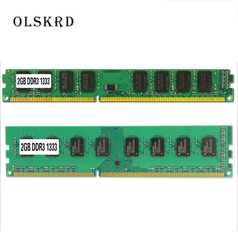 Olskrd PC Memoria RAM Memoria para computadora de escritorio de DDR2 1GB 2GB PC2 PC3 4GB DDR3 8GB 667MHZ 800MHZ 1333MHZ 1600MHZ 8GB 1600 ► Foto 1/6