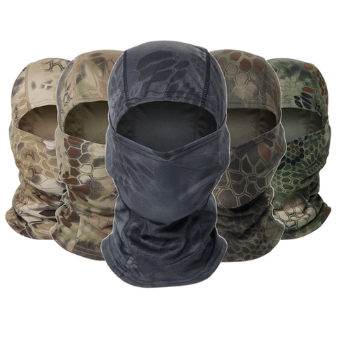 Militar CP Balaclava bufanda para todo el rostro ciclismo cuello caliente CS juego de deportes de esquí bufanda táctico hombres Bandana de camuflaje ► Foto 1/6