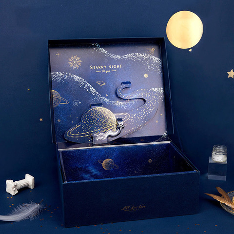 Caja de cartón con forma de estrella para regalo, caja de cartón de alta calidad con diseño de estrellas para regalo de cumpleaños ► Foto 1/5