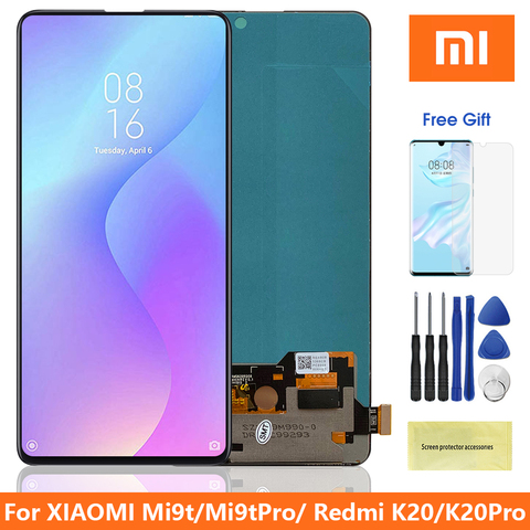 Pantalla LCD Super Amoled para xiaomi Mi 9T Pro pantalla Lcd de 6,39 pulgadas, piezas pantalla táctil digitalizadora para xiaomi mi 9T mi 9T Pro Red MI K20 ► Foto 1/6