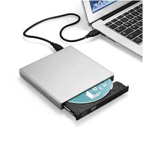 Unidad óptica externa Universal para CD y DVD, lector portátil USB 2,0, Unidad óptica de DVD externa para ordenador y portátil ► Foto 1/6