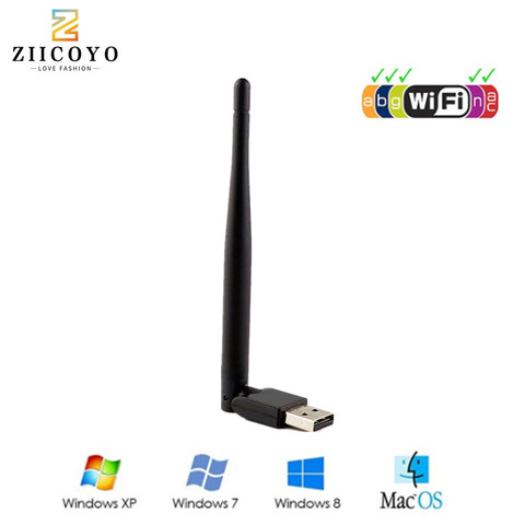Antena de WiFi USB inalámbrica MTK7601, adaptador de red de Youtube, receptor satélite GTMEDIA v7s, DVB-S2, DVB T2 ► Foto 1/6