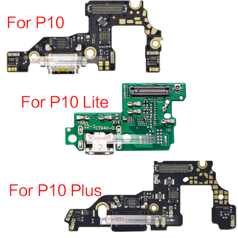Puerto de carga para Huawei P10 Lite P10 Plus, Conector de carga USB, Cable flexible, piezas de repuesto, nuevo, 1 unidad ► Foto 1/4