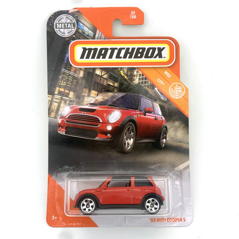 03 MINI COOPER S coches Matchbox 1:64 coche de Metal FUNDICIÓN de aleación de modelo de coche de juguete ► Foto 1/2