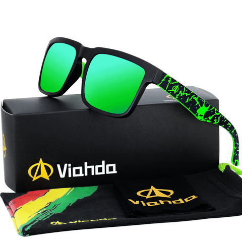 VIAHDA-gafas de sol polarizadas clásicas para hombre, lentes de marca de diseñador, UV400, novedad de 2022 ► Foto 1/6