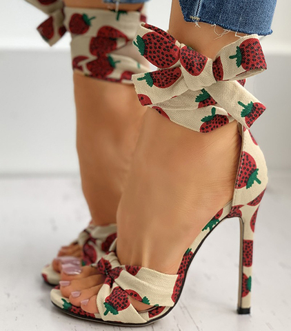 Sandalias de tacón alto para mujer, zapatos de punta abierta, sexys, para verano ► Foto 1/6