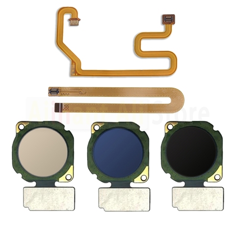 Cable Flex para Huawei Honor 8A 8C 8X Max Sensor de huella dactilar, tecla trasera de inicio Original, toque la huella dactilar ► Foto 1/6