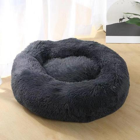 Camas para gatos, cama cómoda y redonda para perros, cama relajante para gatos, casa Anti ansiedad para perros, cojín para Cama de Gato de malvavisco con forro polar ► Foto 1/6