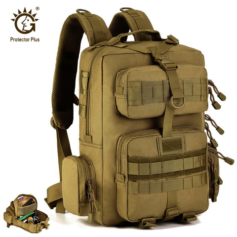 Mochila táctica militar Molle para hombre, bolsa impermeable de 30l, para senderismo, escalada al aire libre ► Foto 1/6