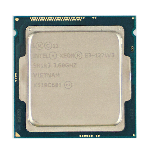 Intel Xeon E3 1271 V3 E3 1271V3 3,6 GHz Quad-Core ocho-Hilo de procesador de CPU L2 = 1M L3 = 8M 80W LGA 1150 ► Foto 1/1