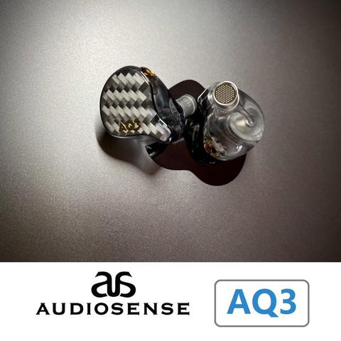 AUDIOSENSE-auriculares híbridos dinámicos, IEMs MMCX con Cable desmontable, carcasa de resina con impresión 3D, AQ3 estéreo HiFi 2BA (knoples) + 1 ► Foto 1/5