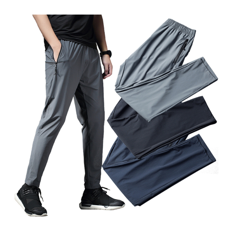 Pantalones de correr finos para hombre, pantalón de entrenamiento