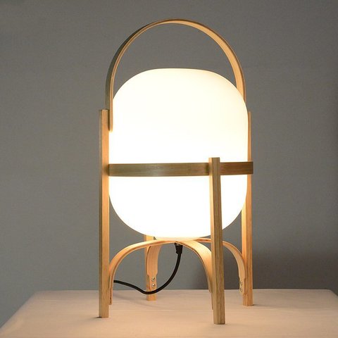 Lámpara LED de noche para escritorio, accesorio de madera sencillo y moderno, para dormitorio de estudiantes, sala de estar, mesa decorativa, iluminación ► Foto 1/6