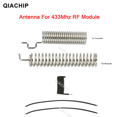 QIACHIP-antena de 433 mhz para receptor RF, módulo transmisor para controles remotos inalámbricos, 433 mhz, 10 Uds./1 Juego ► Foto 1/4