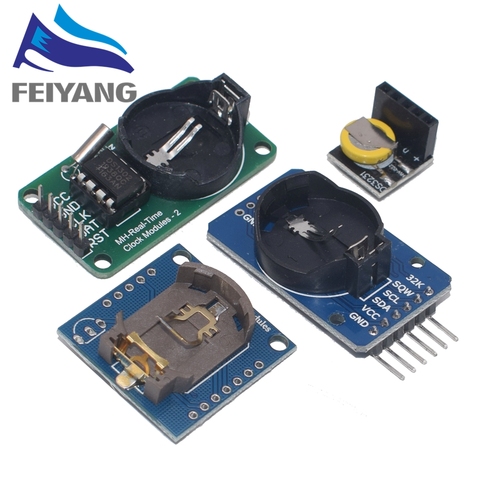 Nuevo I2C RTC DS1307 AT24C32 Módulo de reloj en tiempo Real para AVR brazo foto venta al por mayor ► Foto 1/6