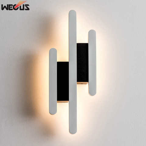 Nueva Luz led de pared creativa simple postmoderna, decoración de mesita de noche para dormitorio, diseñador nórdico, sala de estar, pasillo, lámparas de pared del hotel ► Foto 1/6