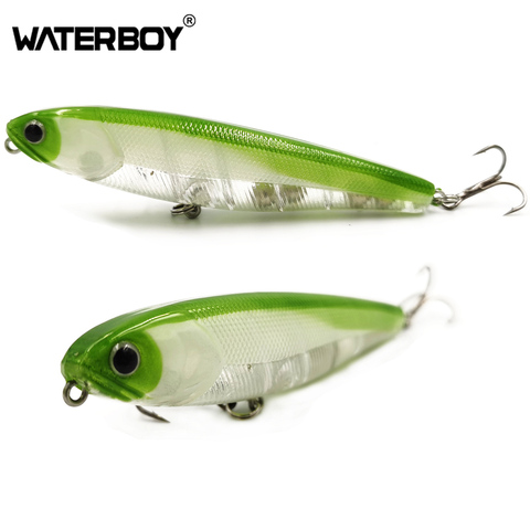 WATERBOY-señuelo para pesca con lápiz, cebo Artificial duro de 9,5 cm y 12,6g, para atraer el ruido, 4 colores, fábrica de peces Wobbler ► Foto 1/6