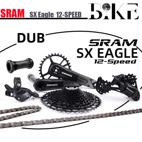 SRAM SX EAGLE-Kit de grupo de 12 velocidades, cambiador gatillo, cadena de cambio de marchas, juego de bielas con Cassette PG1210, 1x12, 11-50T ► Foto 1/6