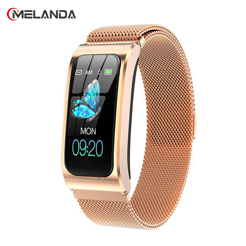 MELANDA-reloj inteligente PK X3 S2 para mujer, accesorio de pulsera resistente al agua IP68 de 1,14 pulgadas con control del ritmo cardíaco y seguimiento de Android IOS ► Foto 1/6