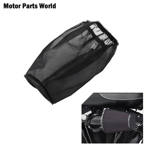 Filtro de aire para motocicleta resistente al agua, funda protectora negra, para Harley, modelo Kits de filtro de aire, 1 ud. ► Foto 1/6