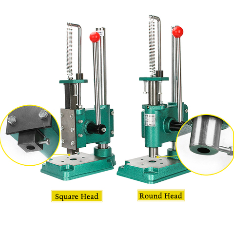 Prensa Manual de presión de 320kg para escritorio Industrial, Mini JM-32 Industrial de punzonado con cabezal cuadrado ► Foto 1/6