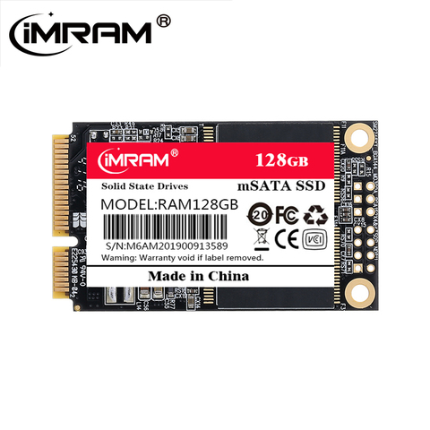 IMRAM marca mSATA SSD de GB 64GB 128GB 256GB 512GB 1TB HDD Mini SATAIII disco duro interno de estado sólido 32GB para computadora portátil de escritorio ► Foto 1/6