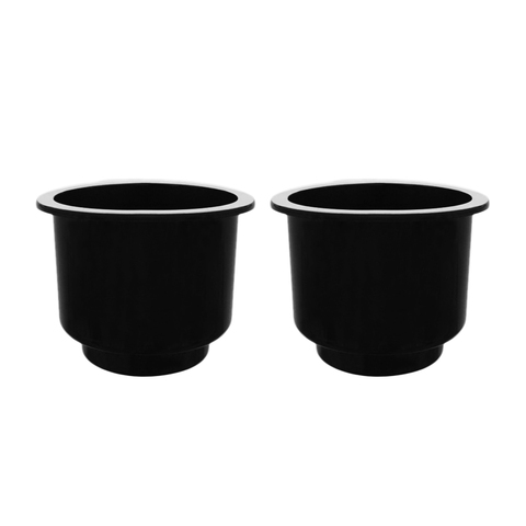 Conjunto de 2 unidades de soporte para latas de bebidas, soporte Universal para barco Marine RV, color negro ► Foto 1/6