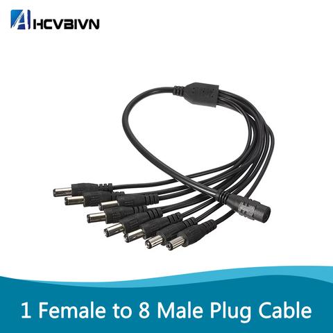 Nuevo Cable de extensión de Cable de alimentación DC divisor de formas 8 de alta calidad para sistema de seguridad cámara CCTV Cable de alimentación ► Foto 1/5