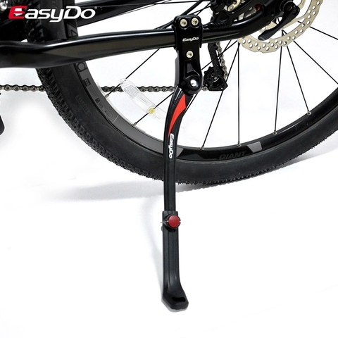 EasyDo bicicleta Kick soporte ajustable de bicicleta de aleación de aluminio de caballete lateral kick soporte de bicicleta de montaña estacionamiento Rack soporte de bicicletas ► Foto 1/6