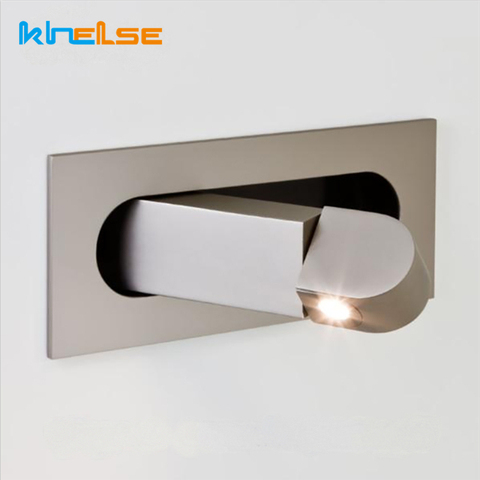 Luces LED de pared nórdicas plegables para interiores, apliques de lectura ajustables para dormitorio, cabecera de estudio, accesorios de iluminación ► Foto 1/6