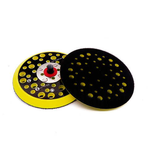 Almohadillas de lijado con gancho y bucle, soporte de disco de lijado sin polvo para MIRKA, 5 pulgadas, 125mm, 44 agujeros, 5/16 